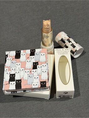 NIB Paul & Joe Cat Lipstick and Blush Case